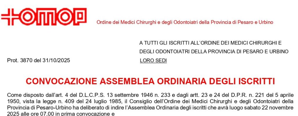 ASSEMBLEA ORDINARIA APPROVAZIONE BILANCIO PREVENTIVO ANNO 2026